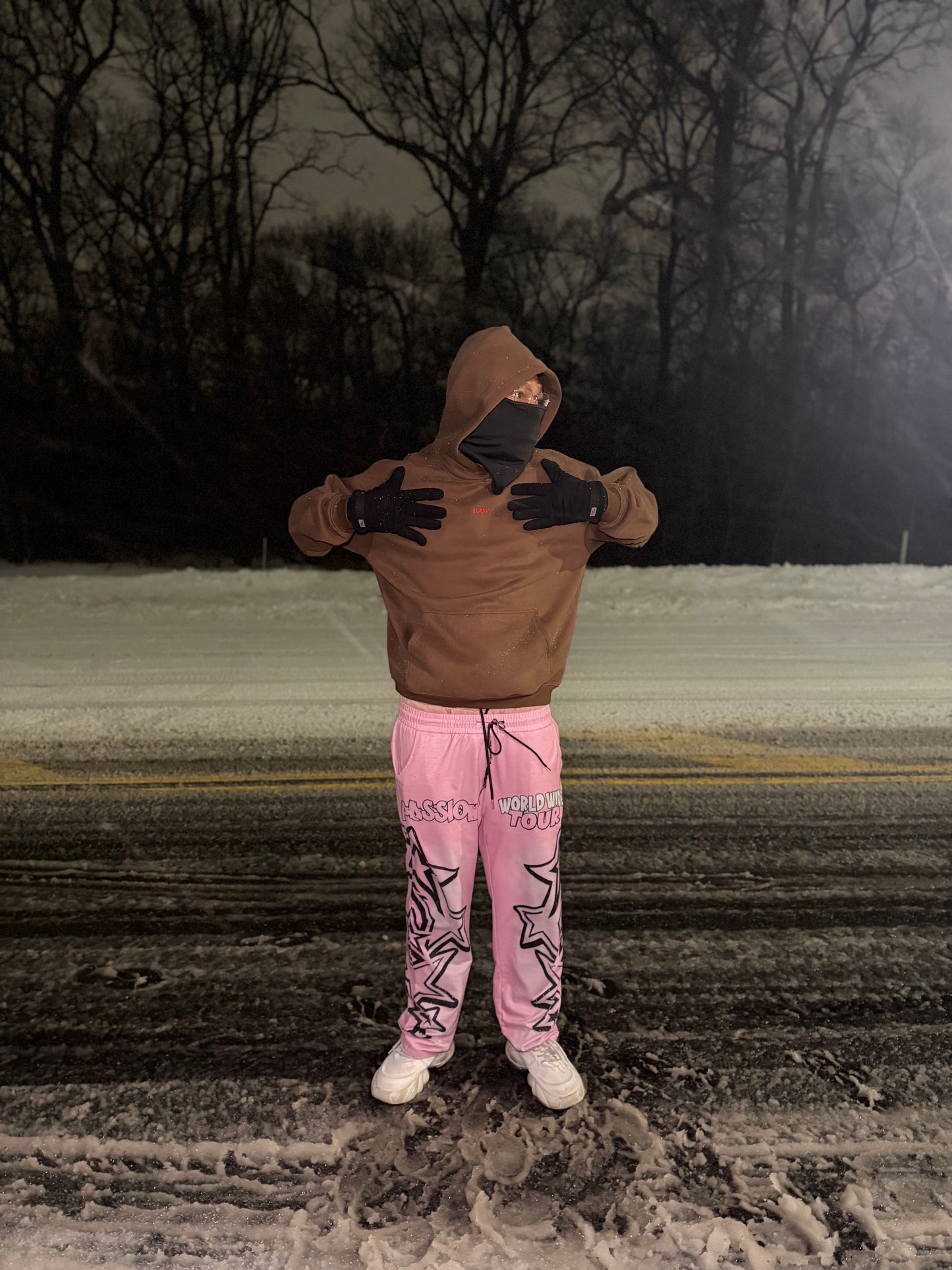 RAW Fleece Pullover Hoodie