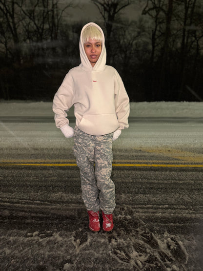 RAW Fleece Pullover Hoodie