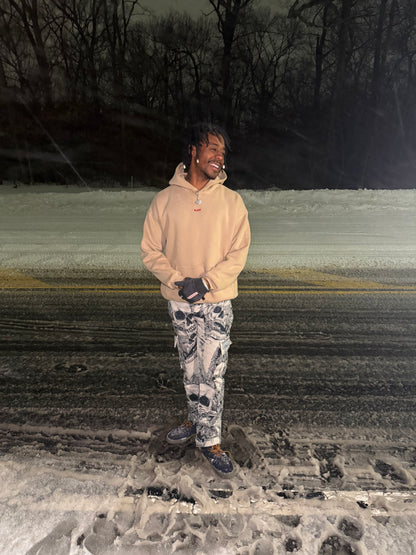 RAW Fleece Pullover Hoodie