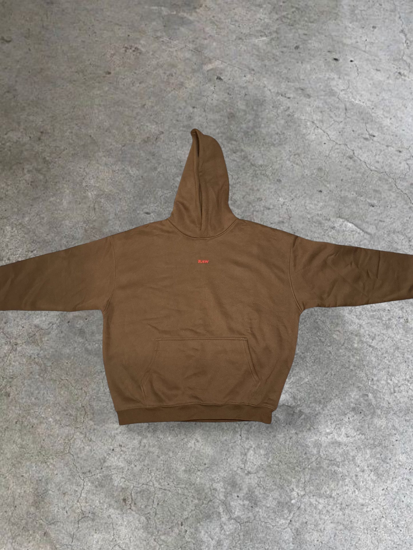 RAW Fleece Pullover Hoodie