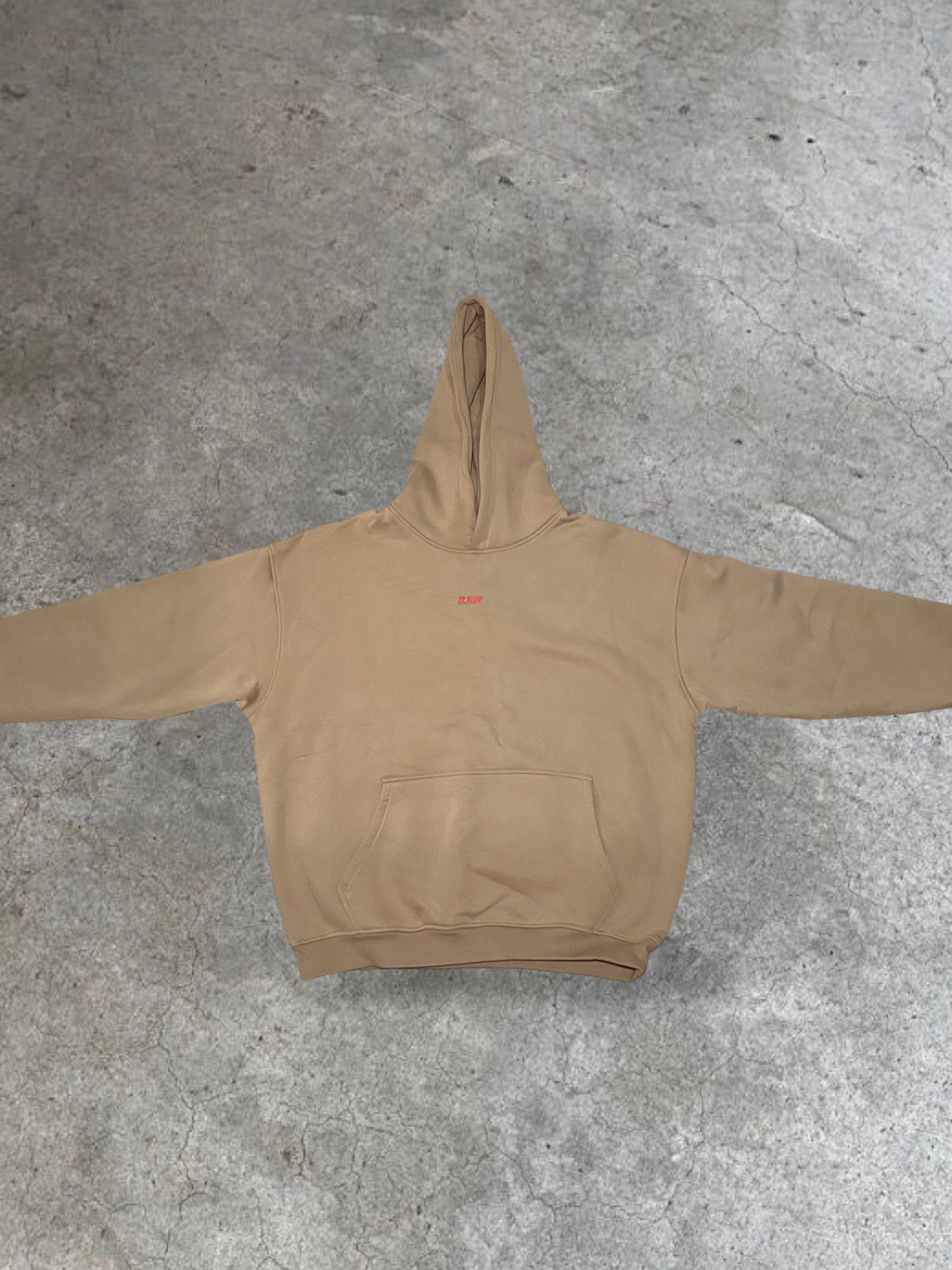 RAW Fleece Pullover Hoodie