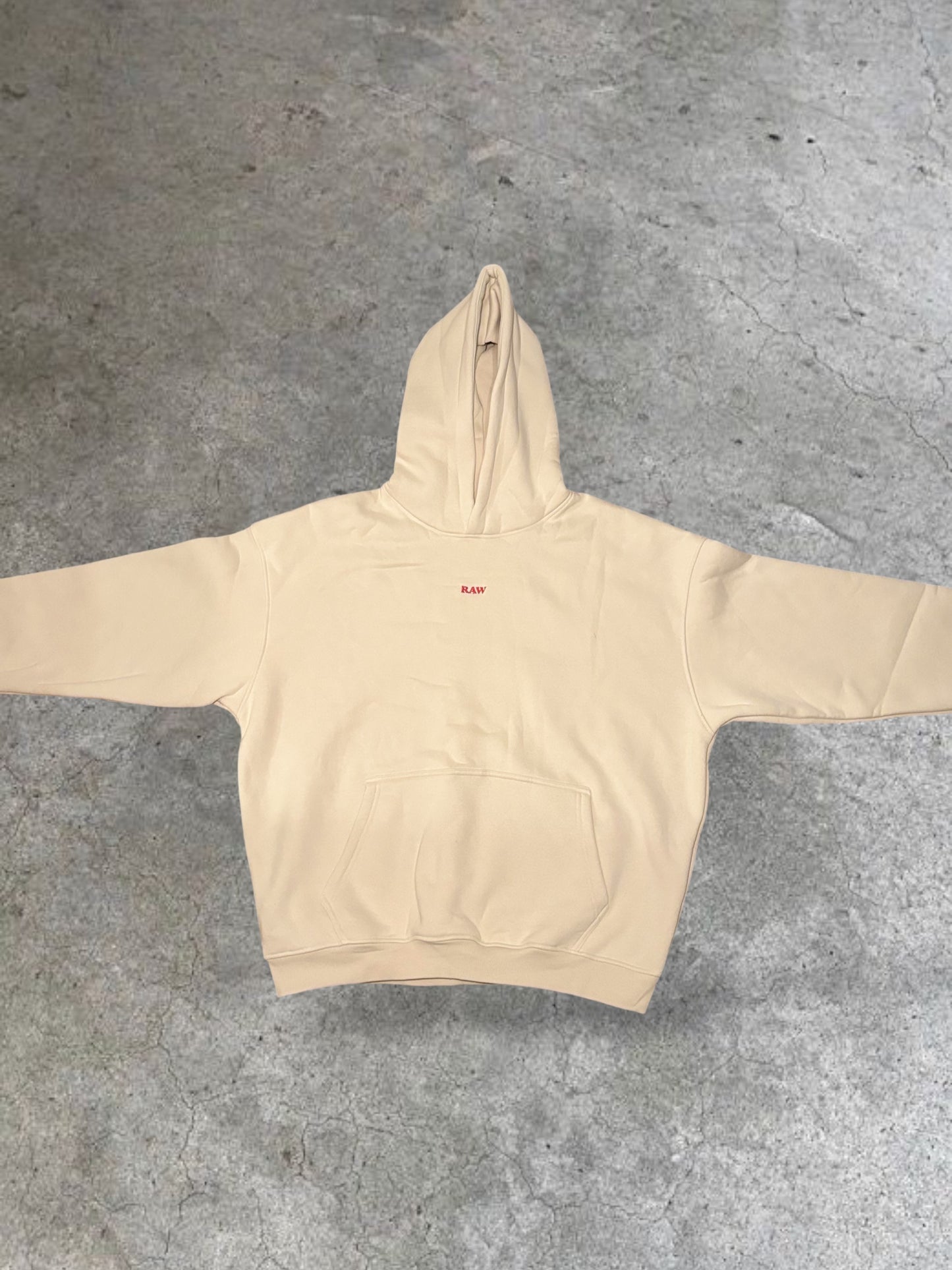 RAW Fleece Pullover Hoodie