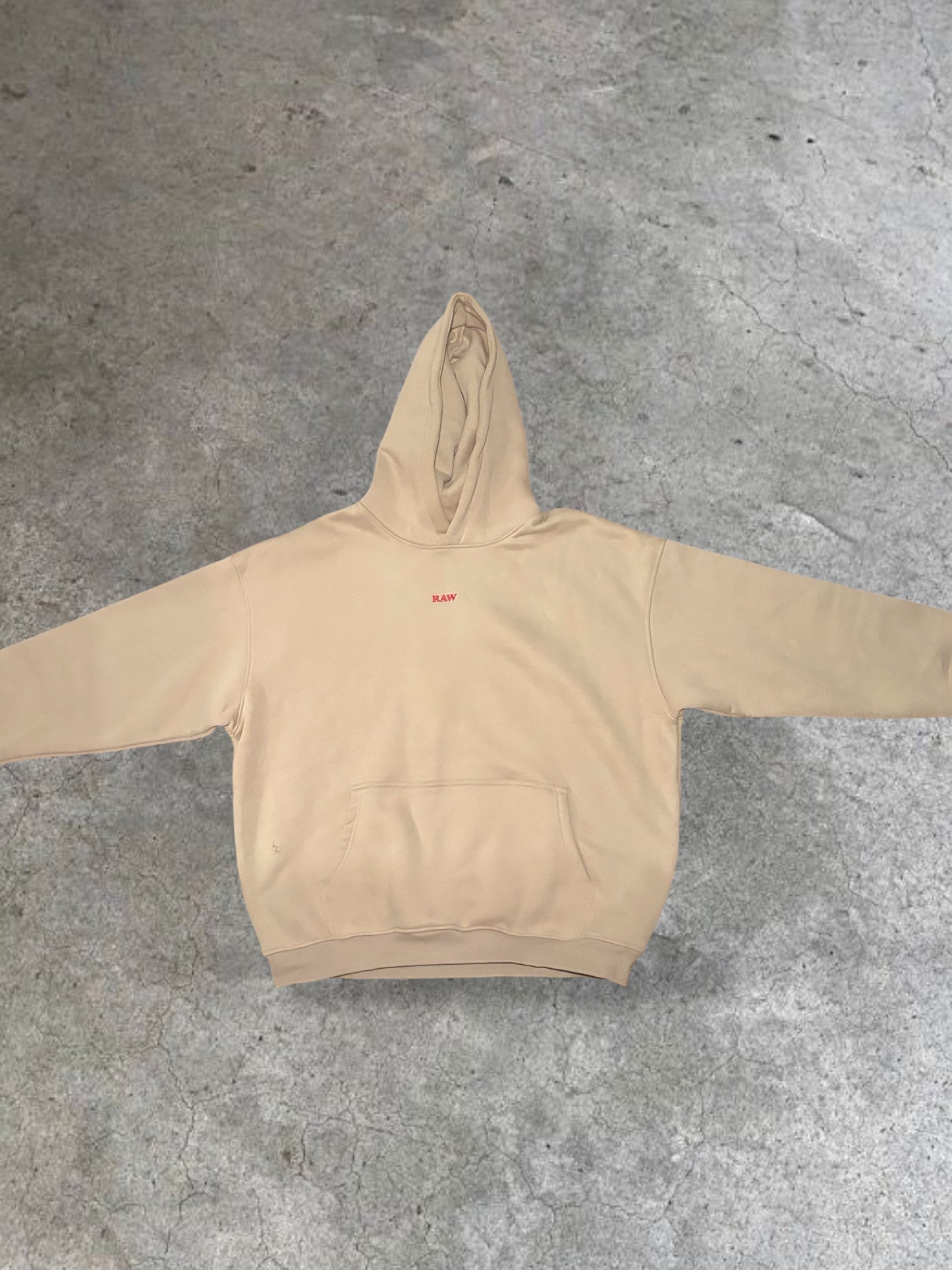 RAW Fleece Pullover Hoodie